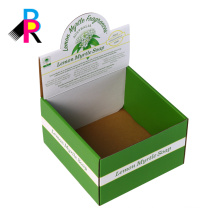 full color printing customized folding cardboard display packaging box